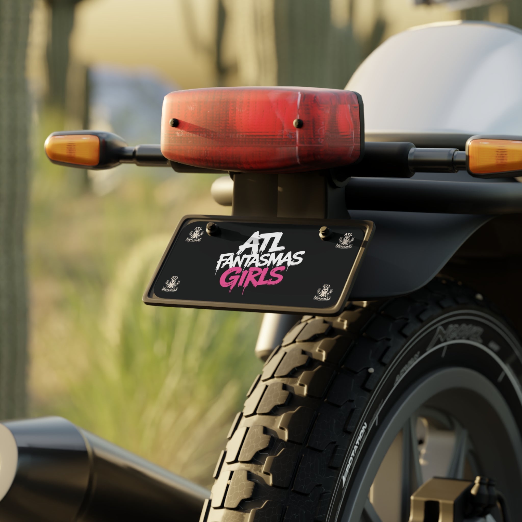 ATL Fantasmas Girl Mini License Plate