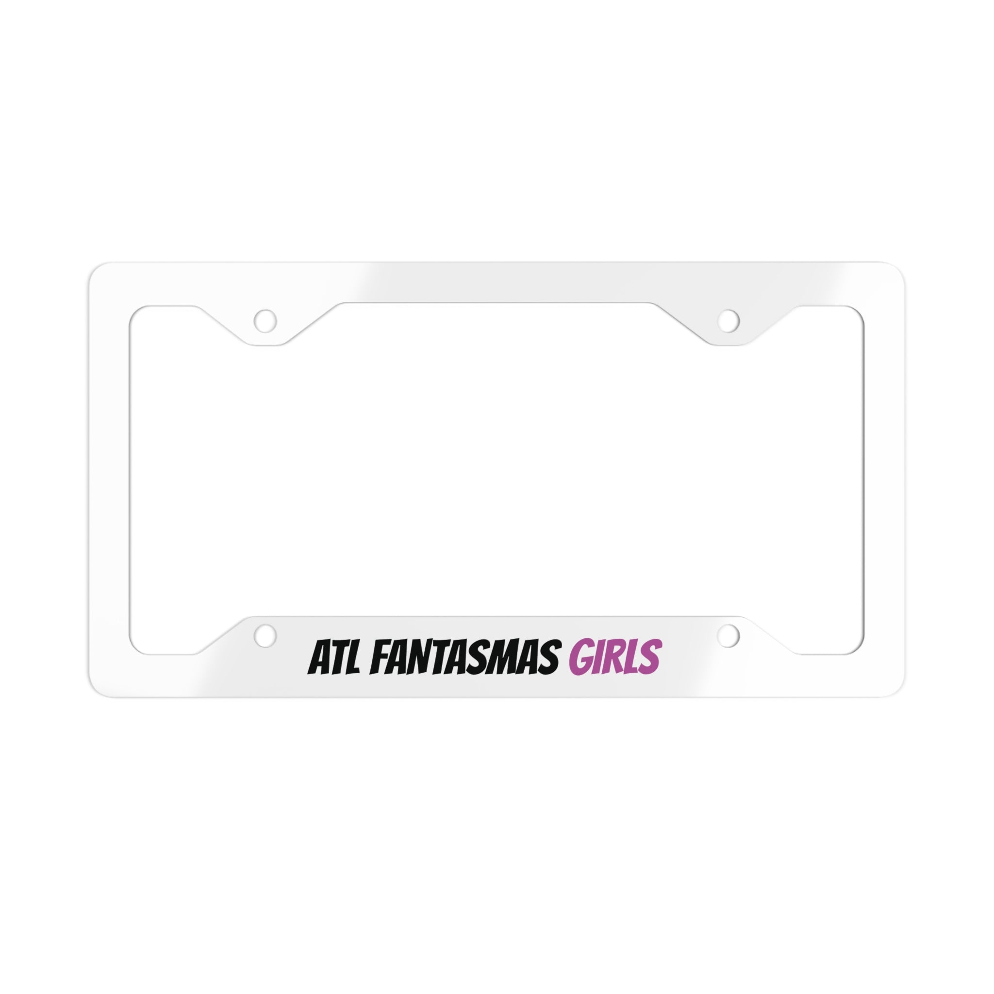 Atl Fantasmas Girl License Plate Frame