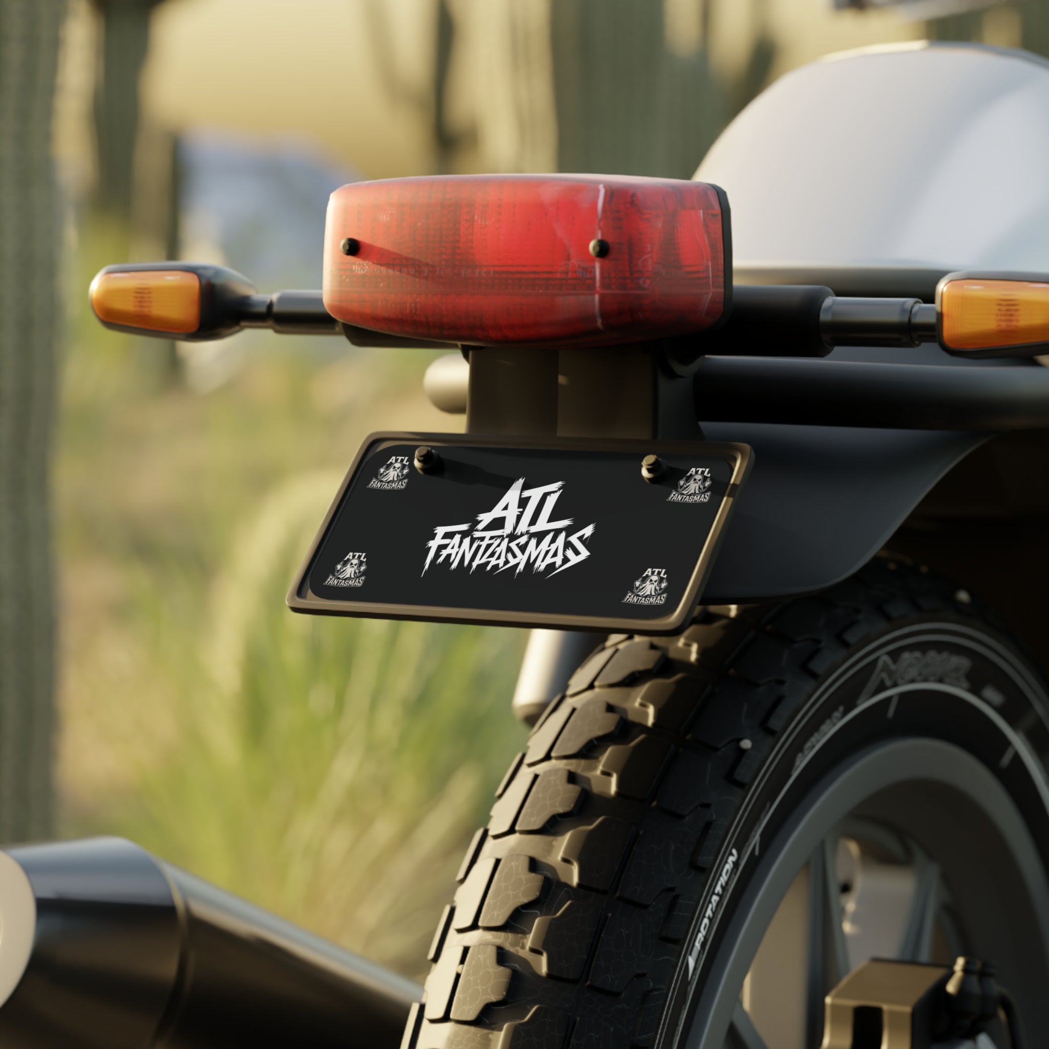 ATL Fantasmas Mini License Plate